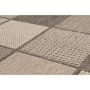 Voir la diapositive 2 : Paris Prix Tapis Géométrique à Poils Plats  Splash  Crème