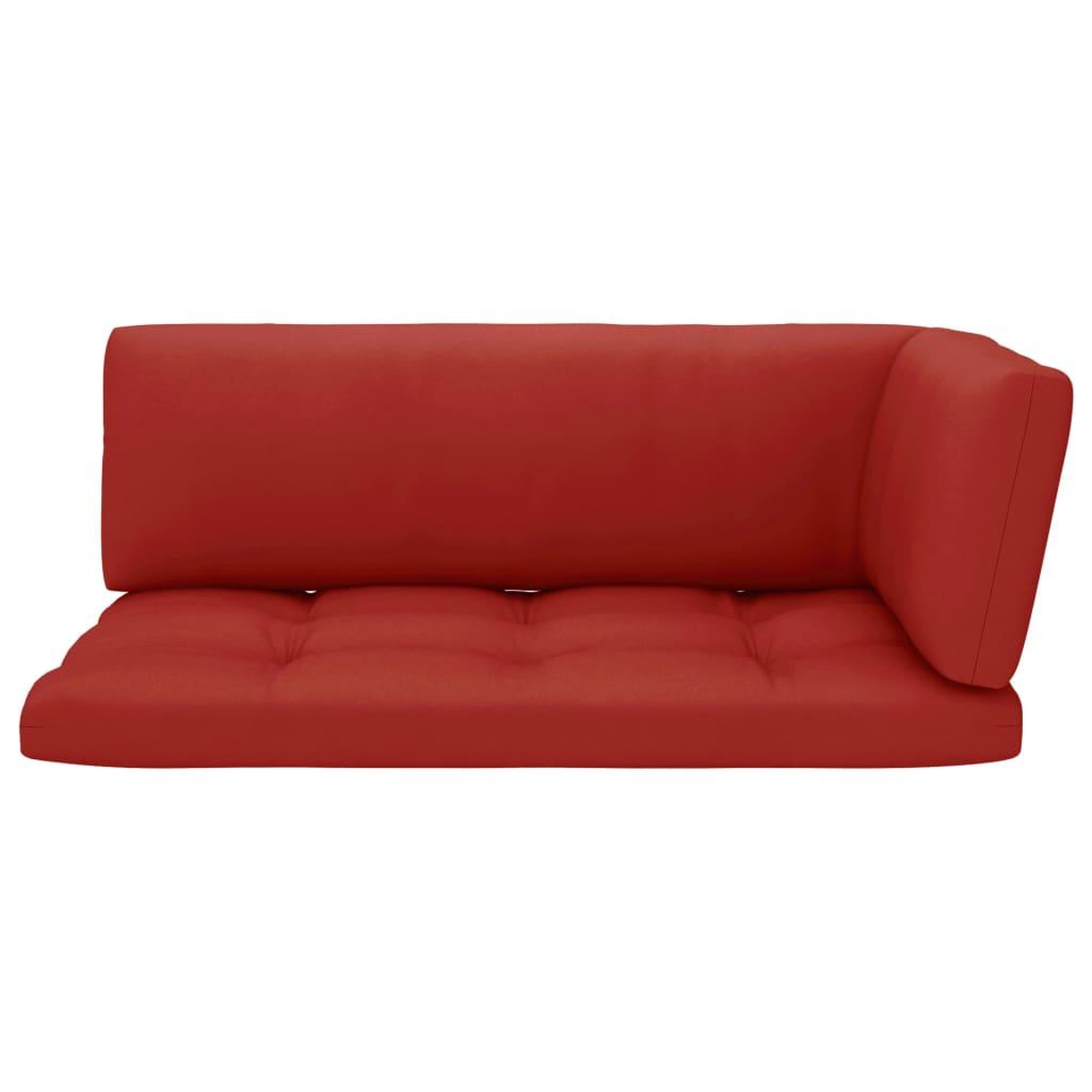 Voir la diapositive 5 : VIDAXL Canape palette 2 places avec coussins pin impregne de blanc