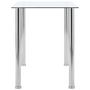 Voir la diapositive 3 : VIDAXL Table a manger Transparent 120x60x75 cm Verre trempe