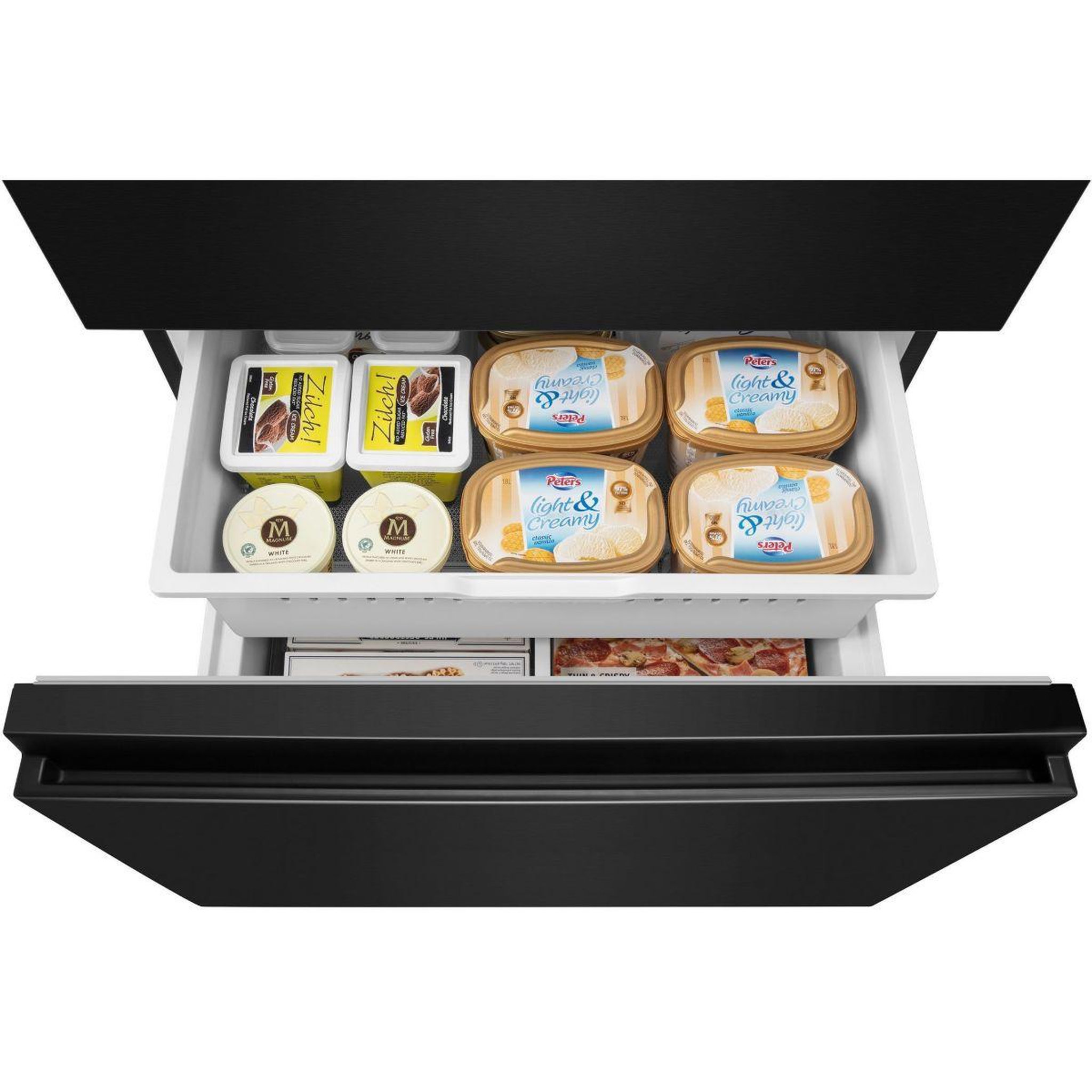 Voir la diapositive 5 : ESSENTIEL B Réfrigérateur multi portes ERMVE180-80hin1