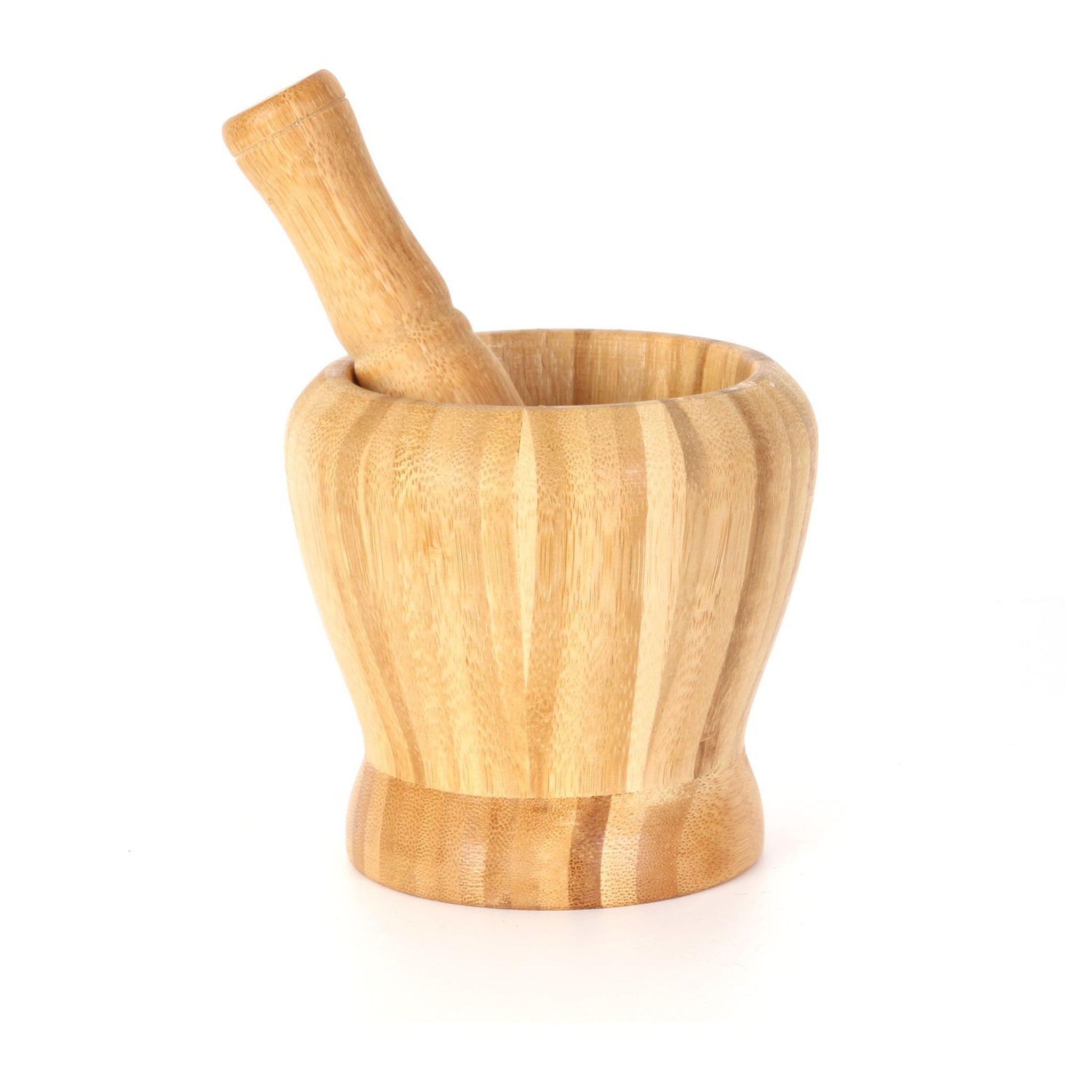 Pilon mortier en bambou 10,5 cm
