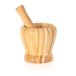 Pilon mortier en bambou 10,5 cm