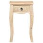 Voir la diapositive 2 : VIDAXL Table de chevet 28x28x46 cm Bois de manguier massif
