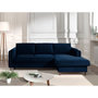 Voir la diapositive 6 : LISA DESIGN Brooke - canapé d'angle droit - convertible avec coffre - 4 places - en velours