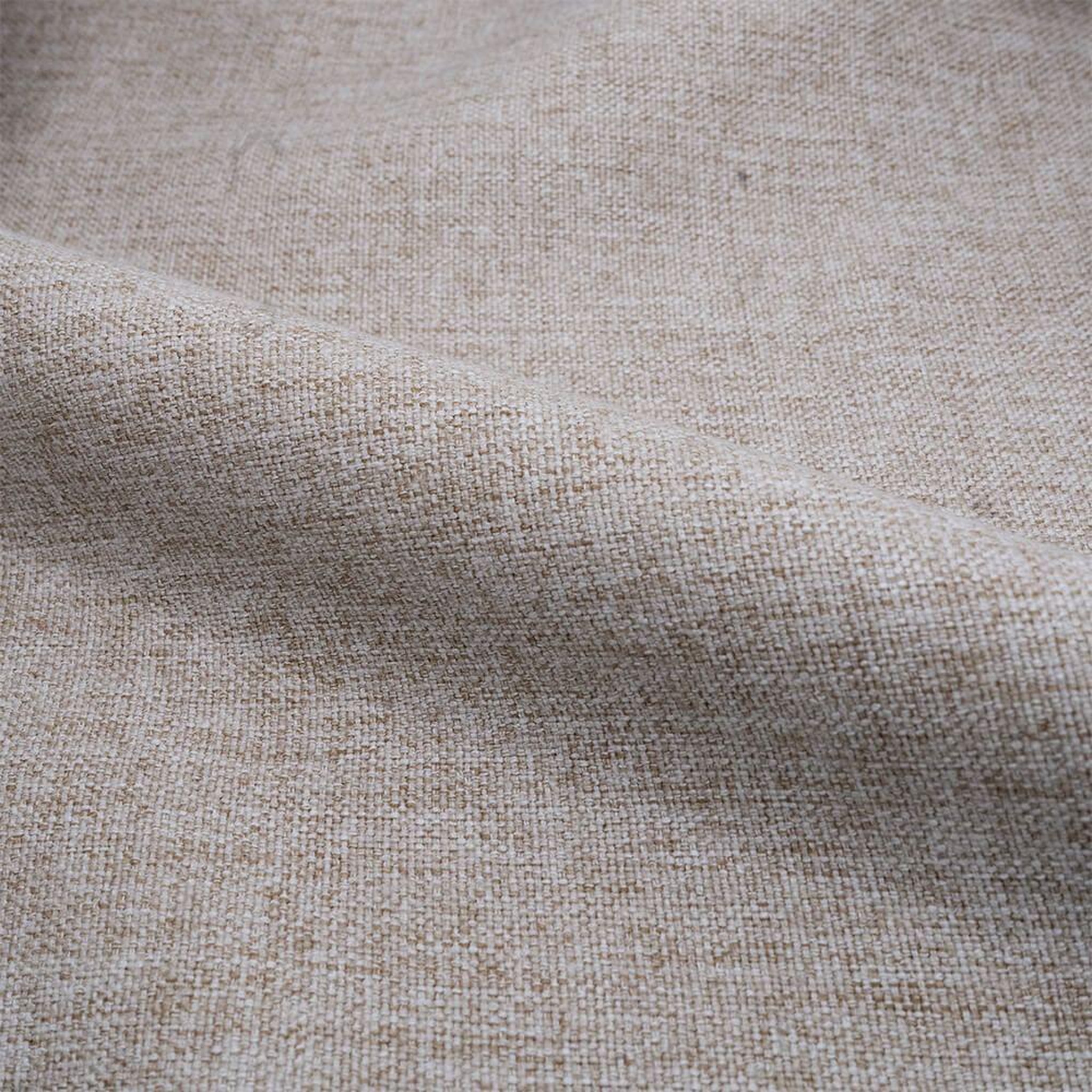 Voir la diapositive 3 : MAISON PAVANE Lot de 2 chaises pour îlot central 66,5 cm en tissu beige-pipo