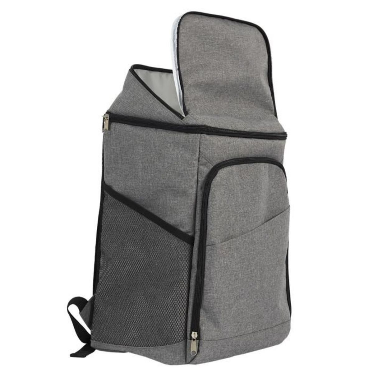 Paris Prix Sac à Dos Fraîcheur  Multipoches  26L Gris