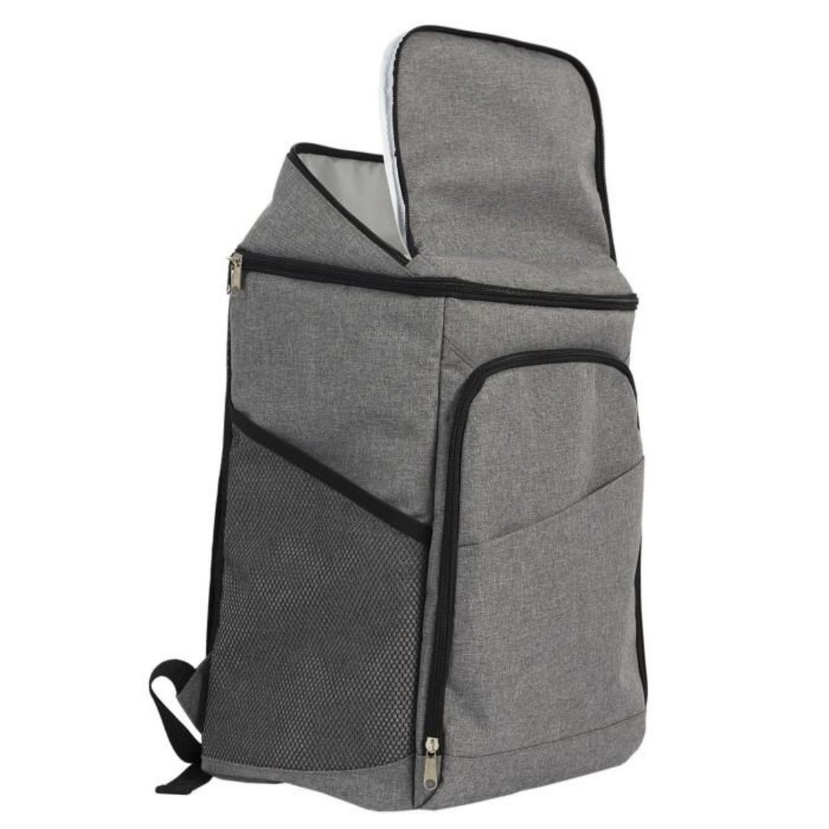 Paris Prix Sac à Dos Fraîcheur  Multipoches  26L Gris