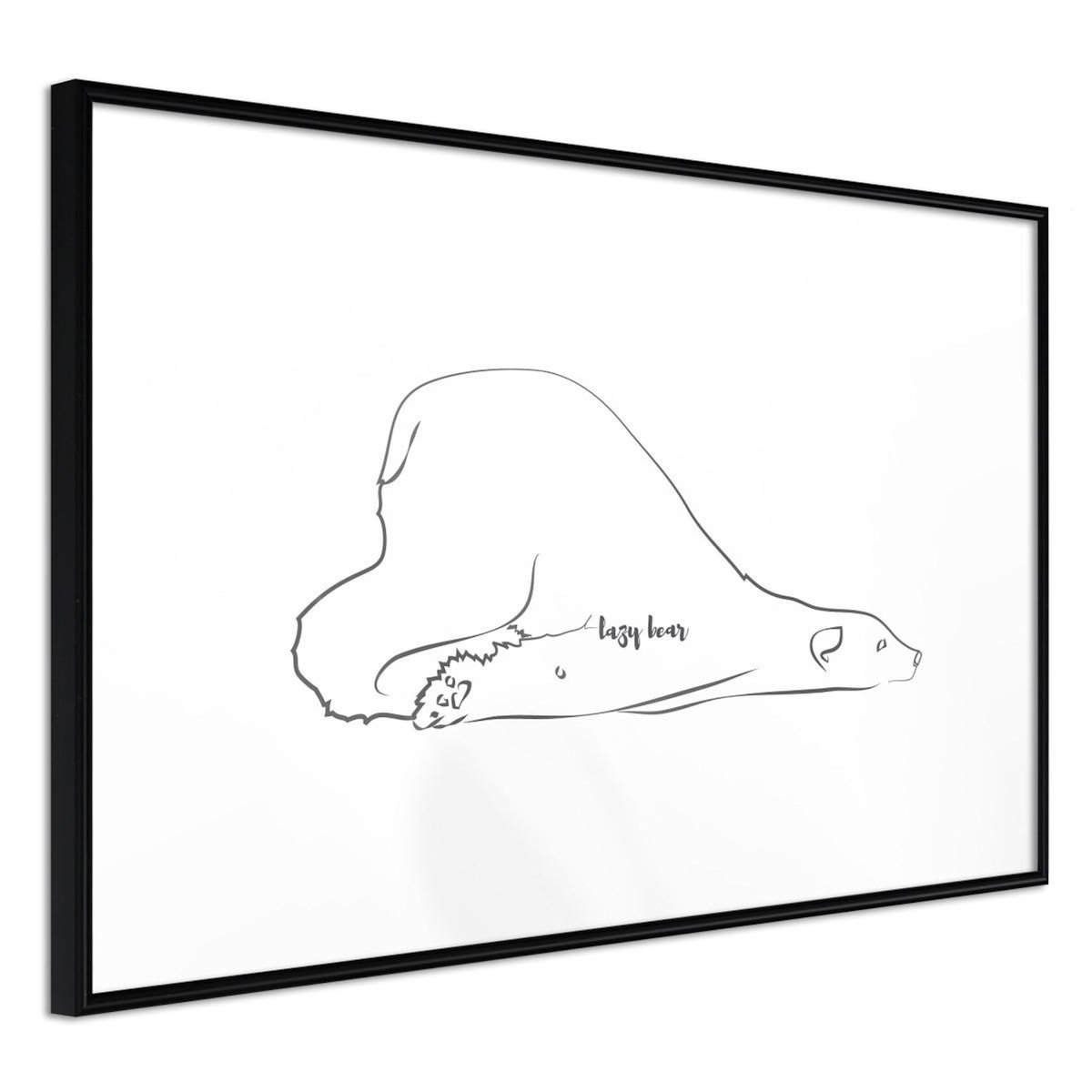 Paris Prix Affiche Murale Encadrée  Resting Polar Bear