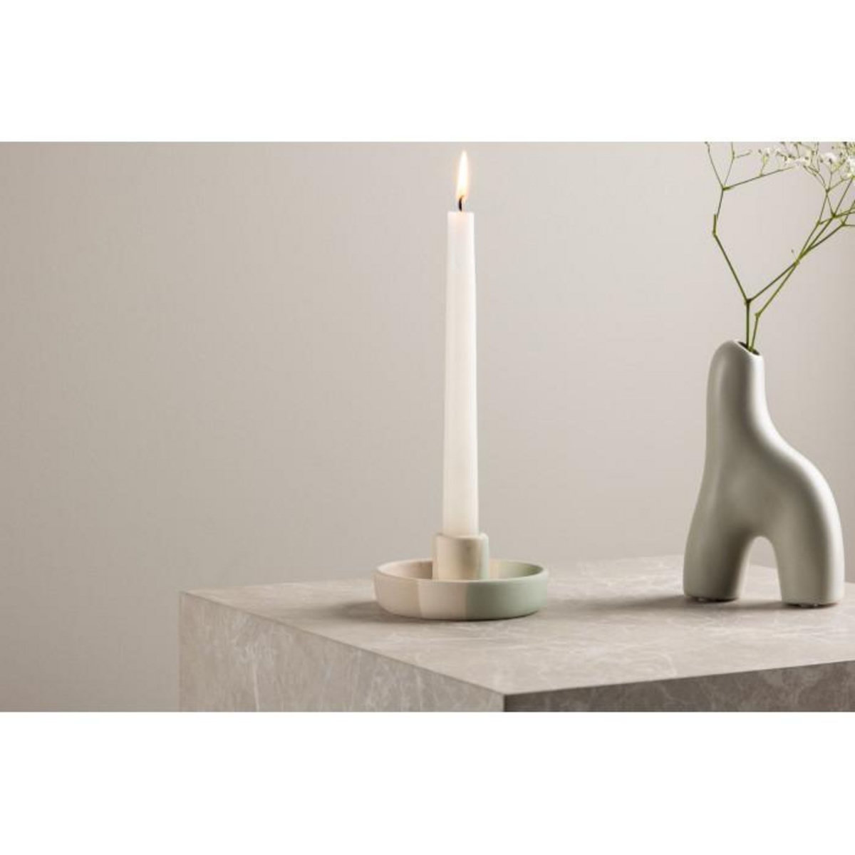 Paris Prix Bougeoir en Céramique  Otis  11cm Multicolore