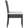 Voir la diapositive 3 : VIDAXL Chaises a manger de jardin lot de 2 Resine tressee Noir