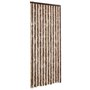 Voir la diapositive 2 : VIDAXL Moustiquaire Beige et marron clair 100x220 cm Chenille