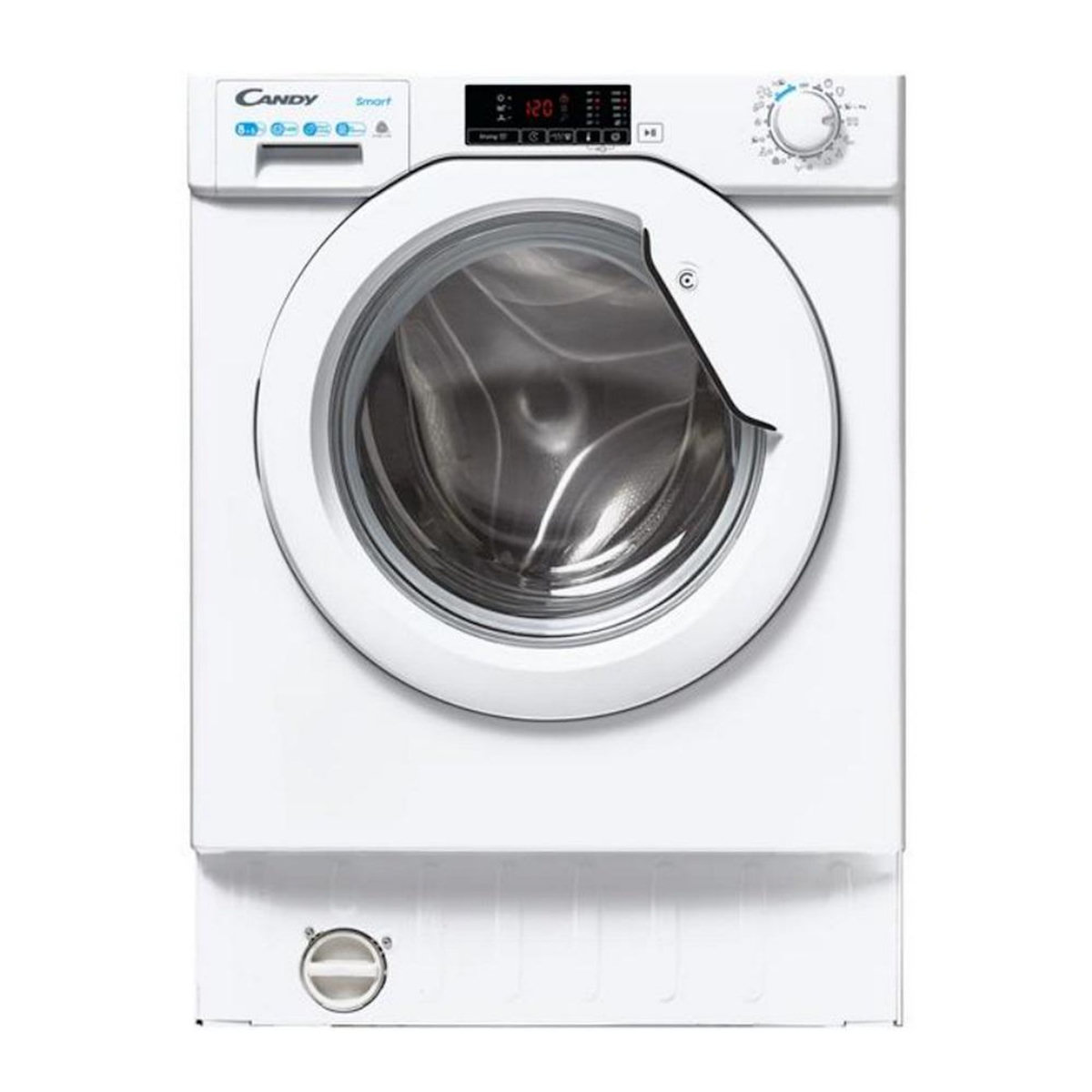 Candy Lave-linge séchant 8/5kg 1400 tours/min tout intégrable - CBD485D1E/1-S