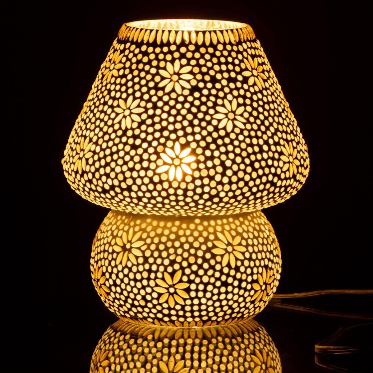 Paris Prix Lampe à Poser en Verre  Bram  23cm Jaune