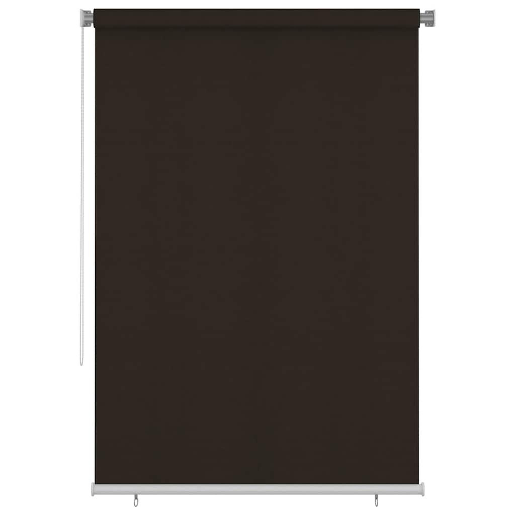 VIDAXL Store roulant d'exterieur 165 (l) x 230 (h) cm marron hdpe