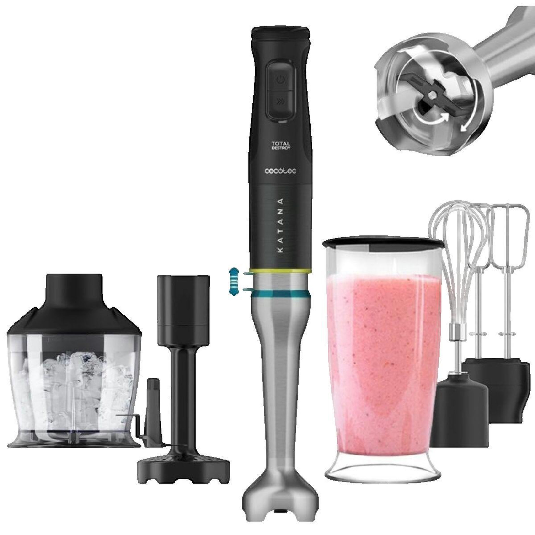 CECOTEC Mixeur plongeant Cecotec Katana 15 TotalDestroy Smash B