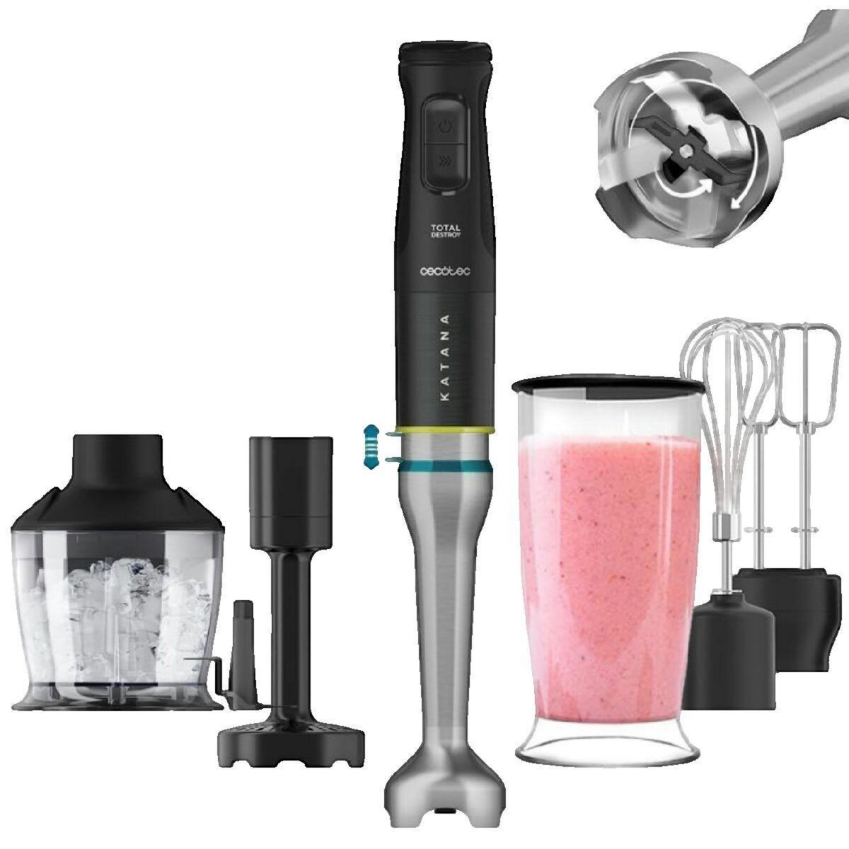CECOTEC Mixeur plongeant Cecotec Katana 15 TotalDestroy Smash B