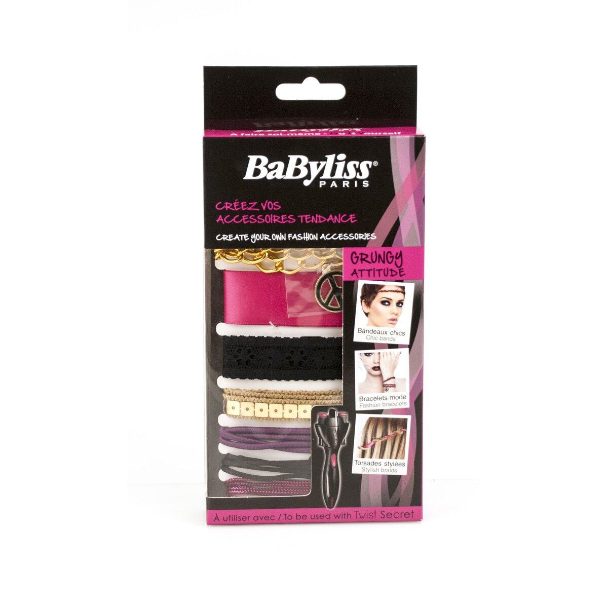 BABYLISS Kit Accessoires Twist Grungy