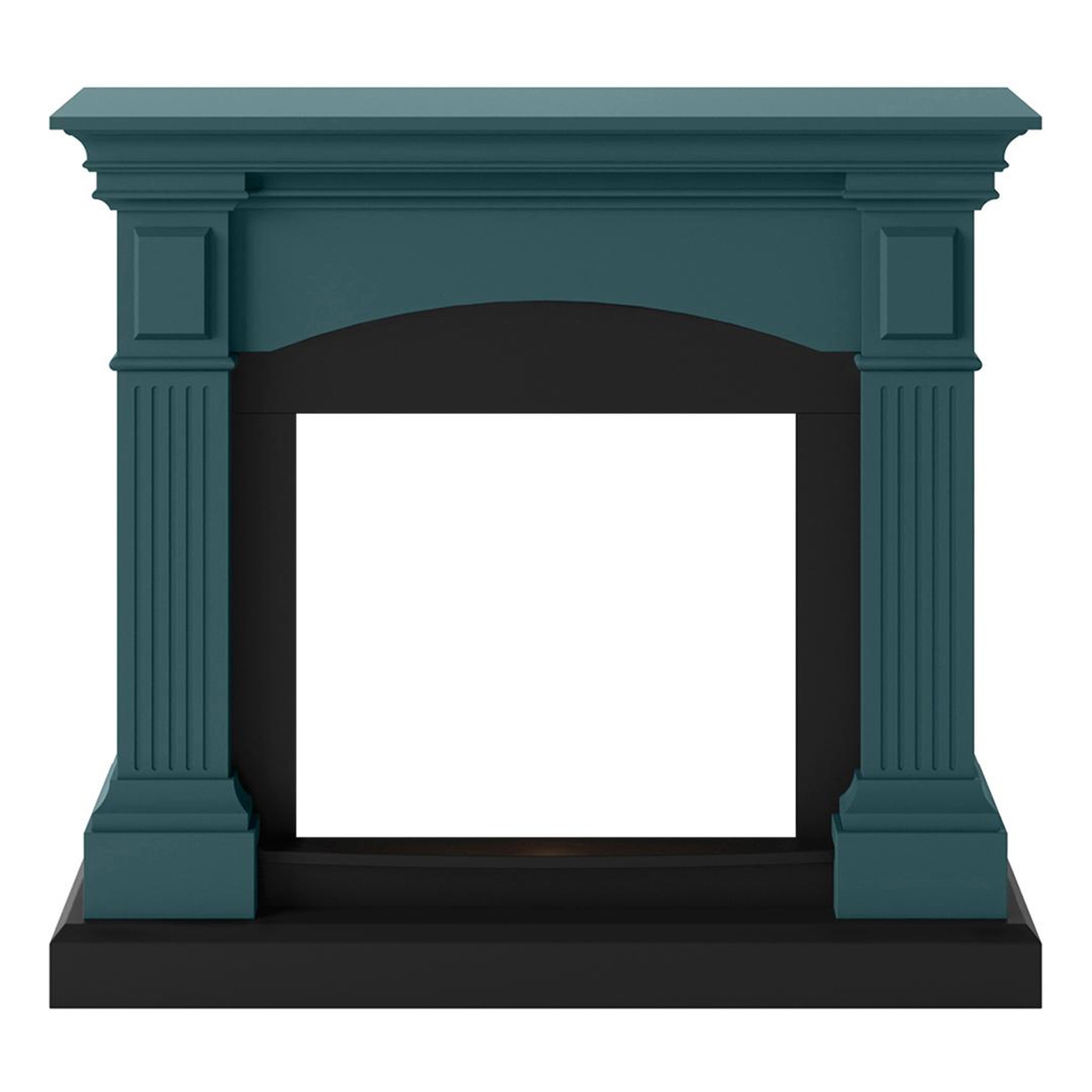 CENTRALE BRICO Habillage de cheminée pour Powerflame modèle Magna - Turquoise doux