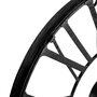 Voir la diapositive 2 : ATMOSPHERA Pendule Vintage en Métal  Time  36cm Noir