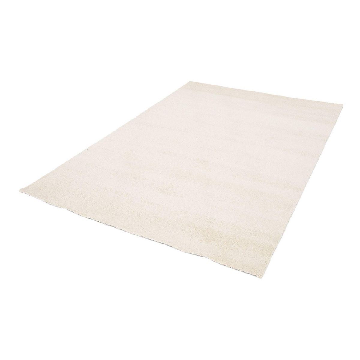 SWEEEK Tapis intérieur velours frisé crème, poil ras effet bouclette