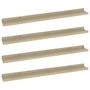 Voir la diapositive 2 : VIDAXL Etageres murales 4 pcs chene sonoma 80x9x3 cm