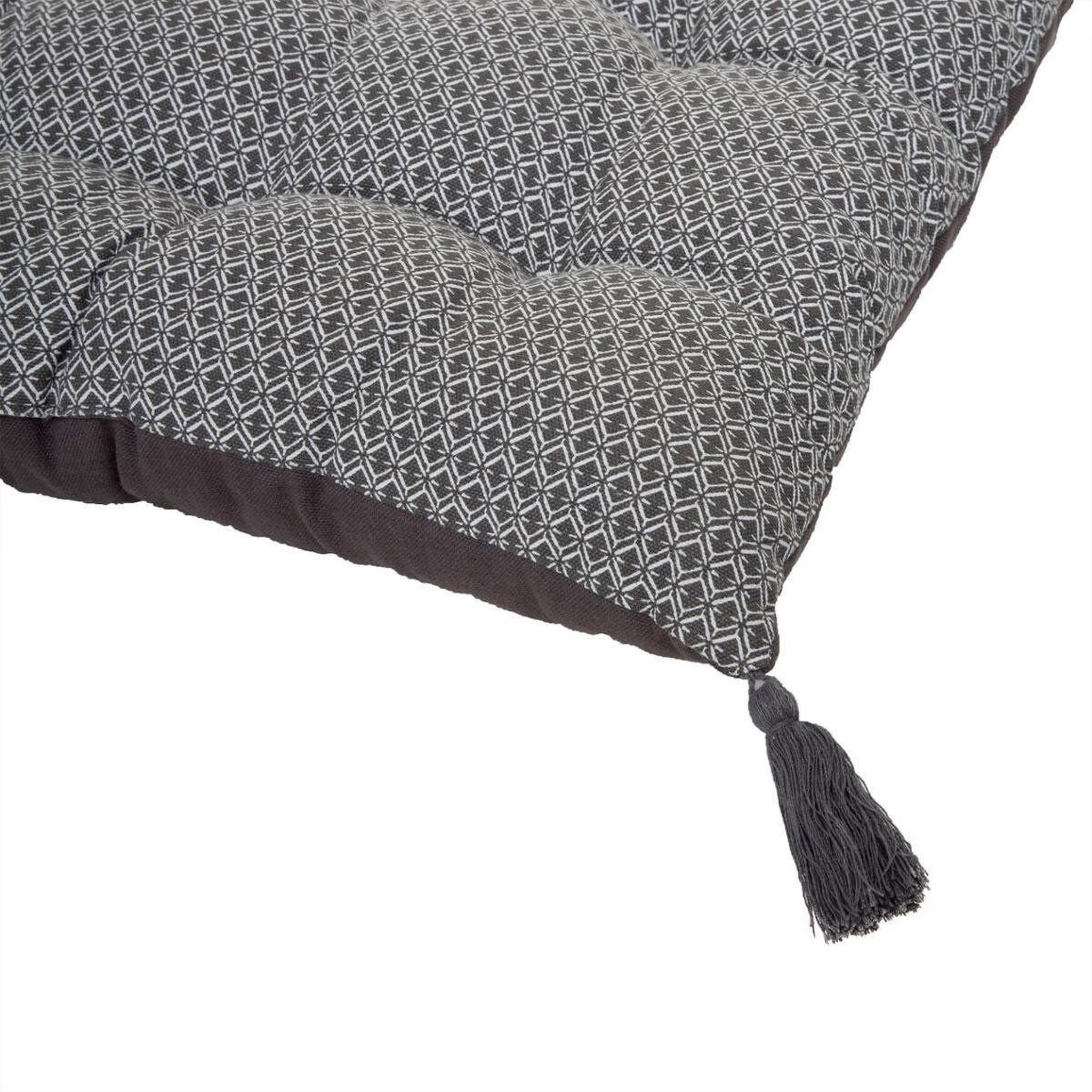 Voir la diapositive 3 : ATMOSPHERA Matelas de Sol 4 Pompons  Otto  60x120cm Gris