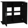 Voir la diapositive 6 : VIDAXL Support pour aquarium noir 81x36x73 cm bois d ingénierie