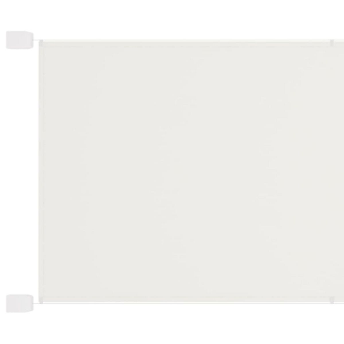 VIDAXL Auvent vertical Blanc 60x1200 cm Tissu oxford