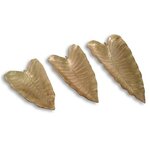 Paris Prix Lot de 3 Plateaux de Présentation  Riska  65cm Cuivre