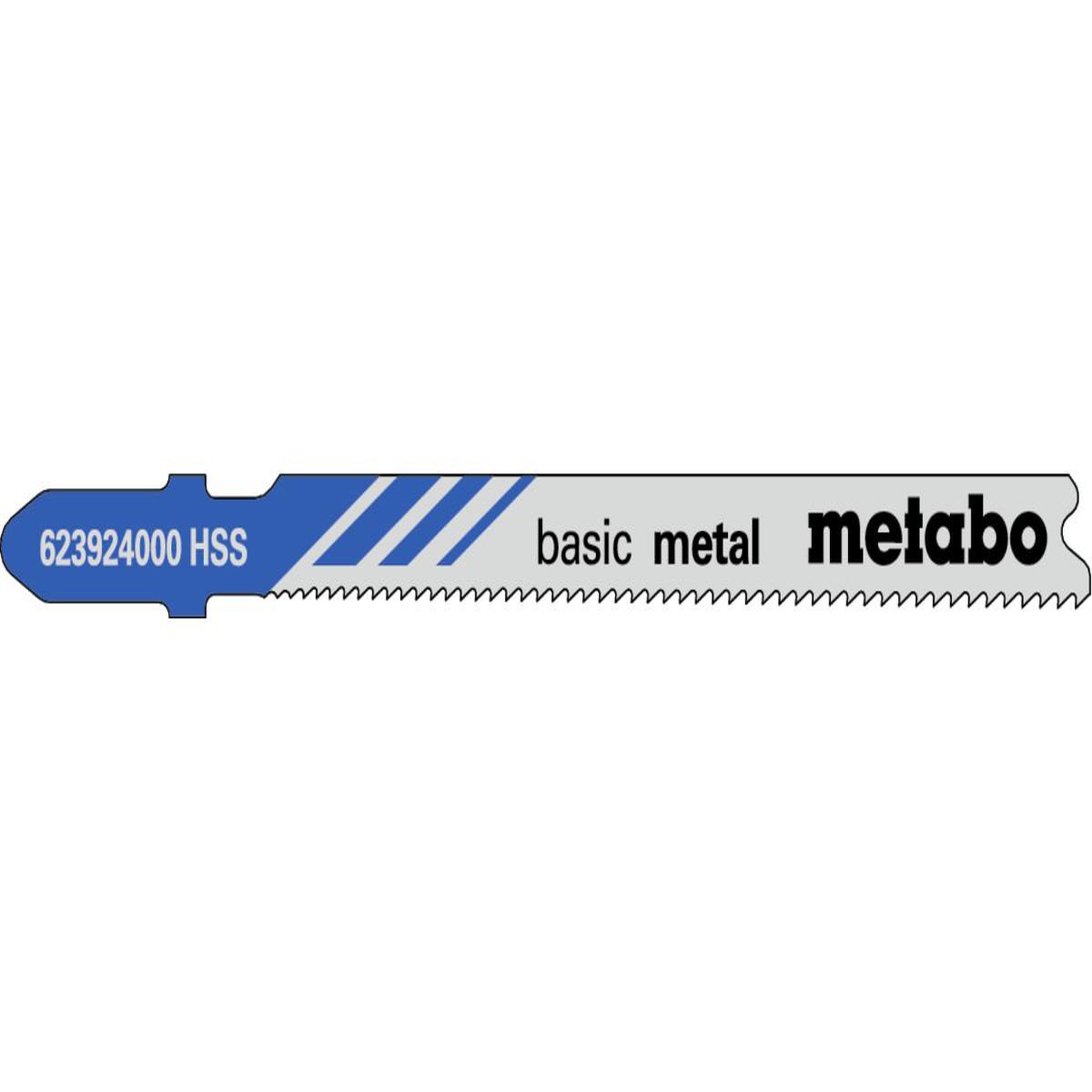 METABO SAS 5 Lames scie sauteuse 66 mm/ 1,1 pour scie sauteuse