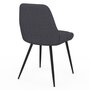 Voir la diapositive 5 : ID MARKET Lot de 6 chaises THALYA en tissu gris avec accoudoirs