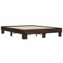 Voir la diapositive 3 : VIDAXL Cadre de lit sans matelas chene marron 150x200 cm