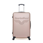 AMERICAN TRAVEL AMERICAN TRAVEL - Valise Grand Format CHELSEA 75 cm 4 Roues. Coloris disponibles : Beige, Rouge, Bleu, Gris, Rose, Noir