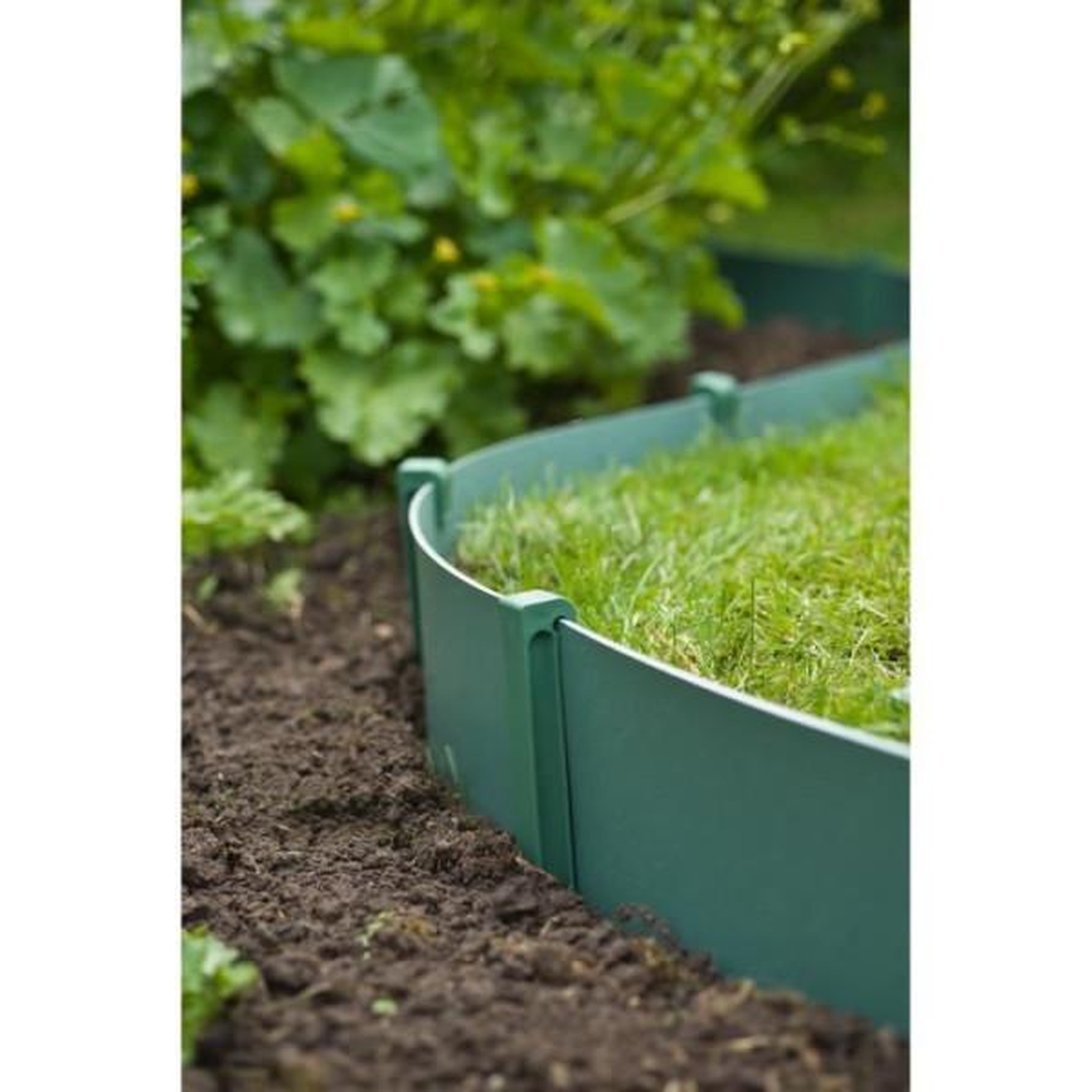Voir la diapositive 4 : NATURE Ancres pour bordure en polyéthylene recyclé - NATURE - H26,7 x 1,9 x 1,8 cm - Vert