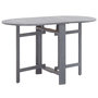 Voir la diapositive 1 : VIDAXL Table de jardin Gris 120x70x74 cm Bois d'acacia massif