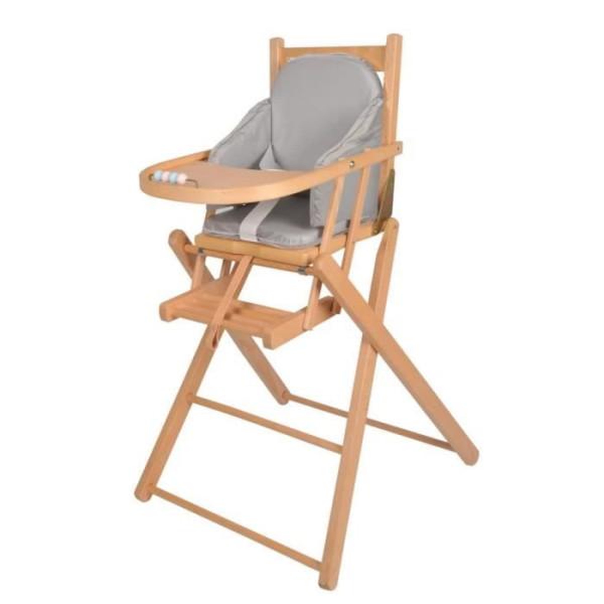 Voir la diapositive 3 : TINEO TINEO Coussin de chaise PVC a sangles - Gris