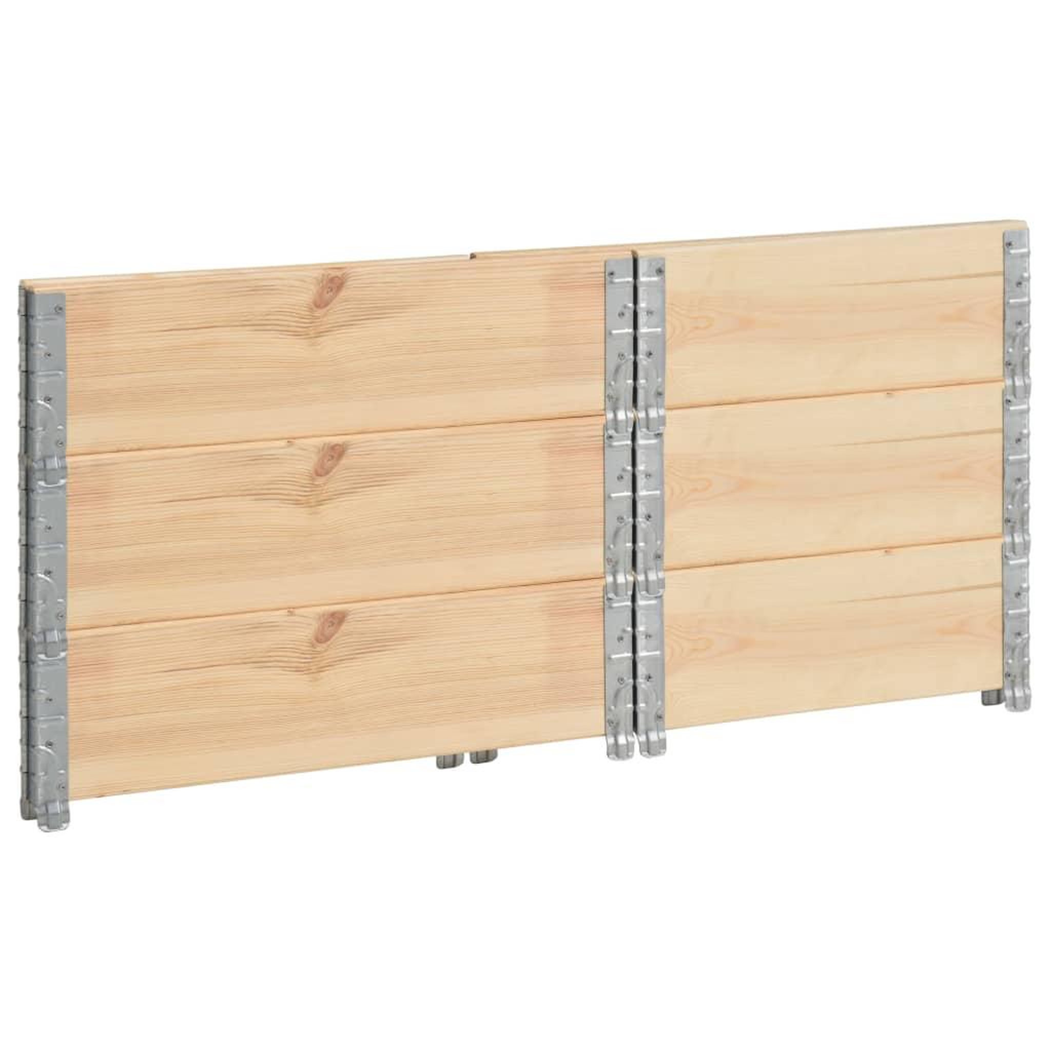 Voir la diapositive 4 : VIDAXL Colliers de palette 3 pcs 60x80 cm Bois de pin solide