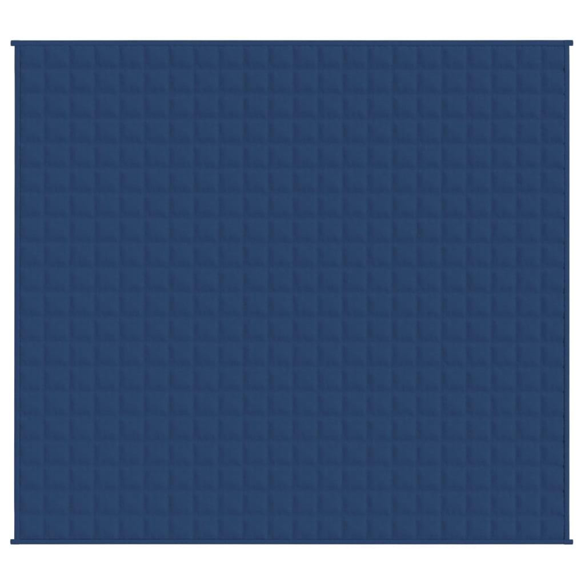 Voir la diapositive 3 : VIDAXL Couverture lestee Bleu 220x235 cm 11 kg Tissu