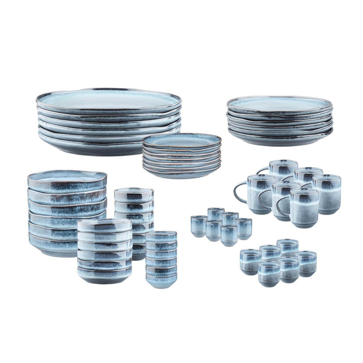 BJORN Service Complet Plus GENESIS - 60 pièces - Mer