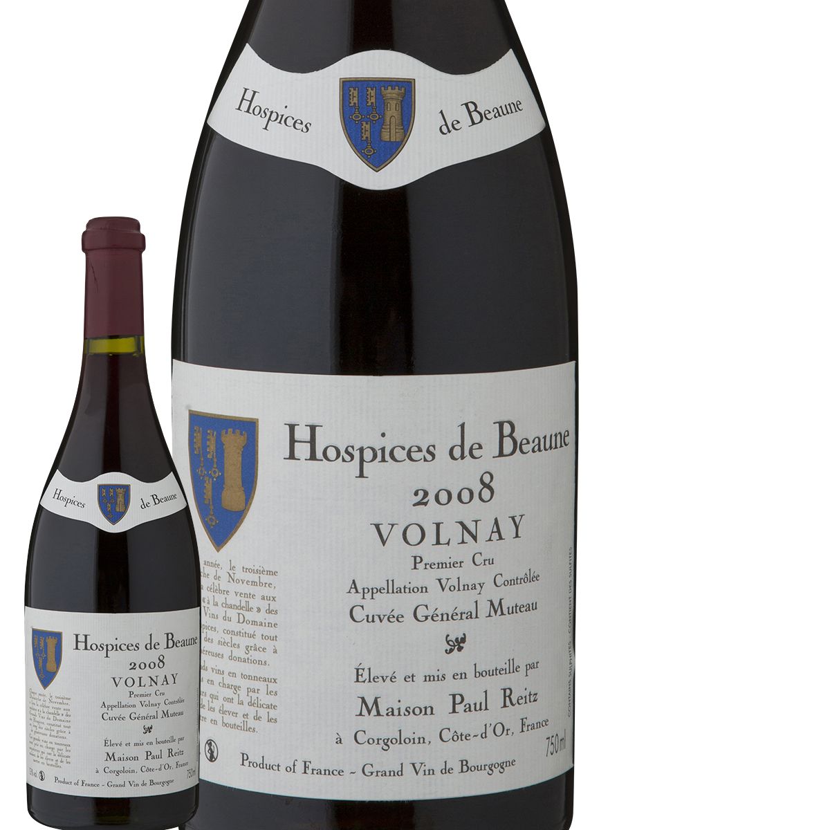 Hospice de Beaune Volnay 1er Cru Cuvée Général Muteaux Paul Reitz Rouge 2008