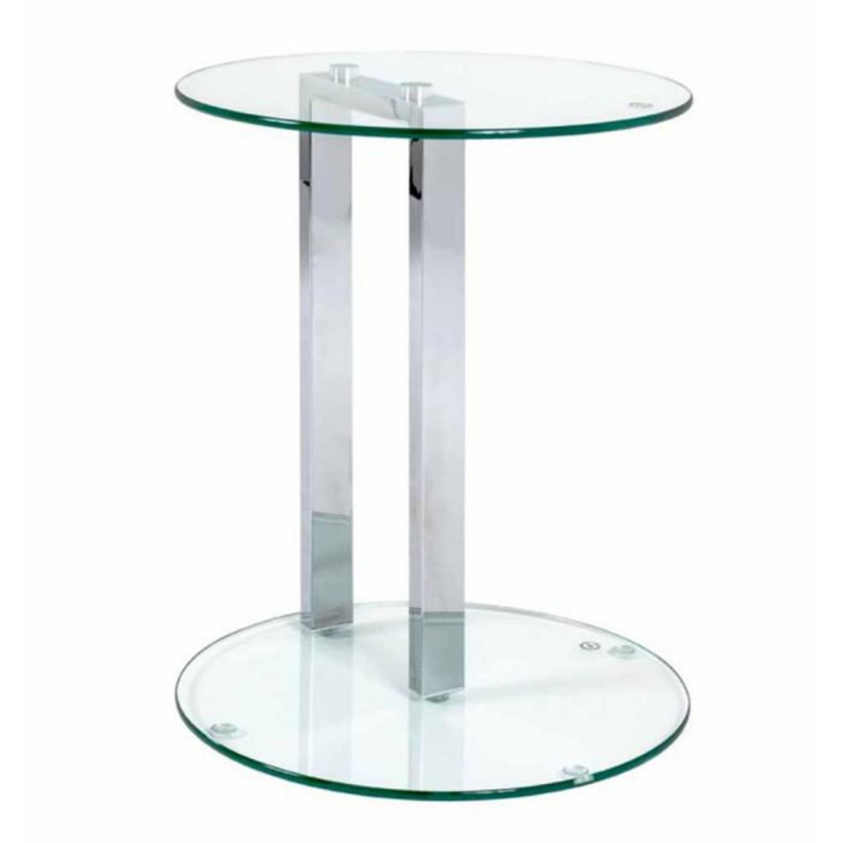 Paris Prix Table d'Appoint Ronde  Antilles  50cm Transparent