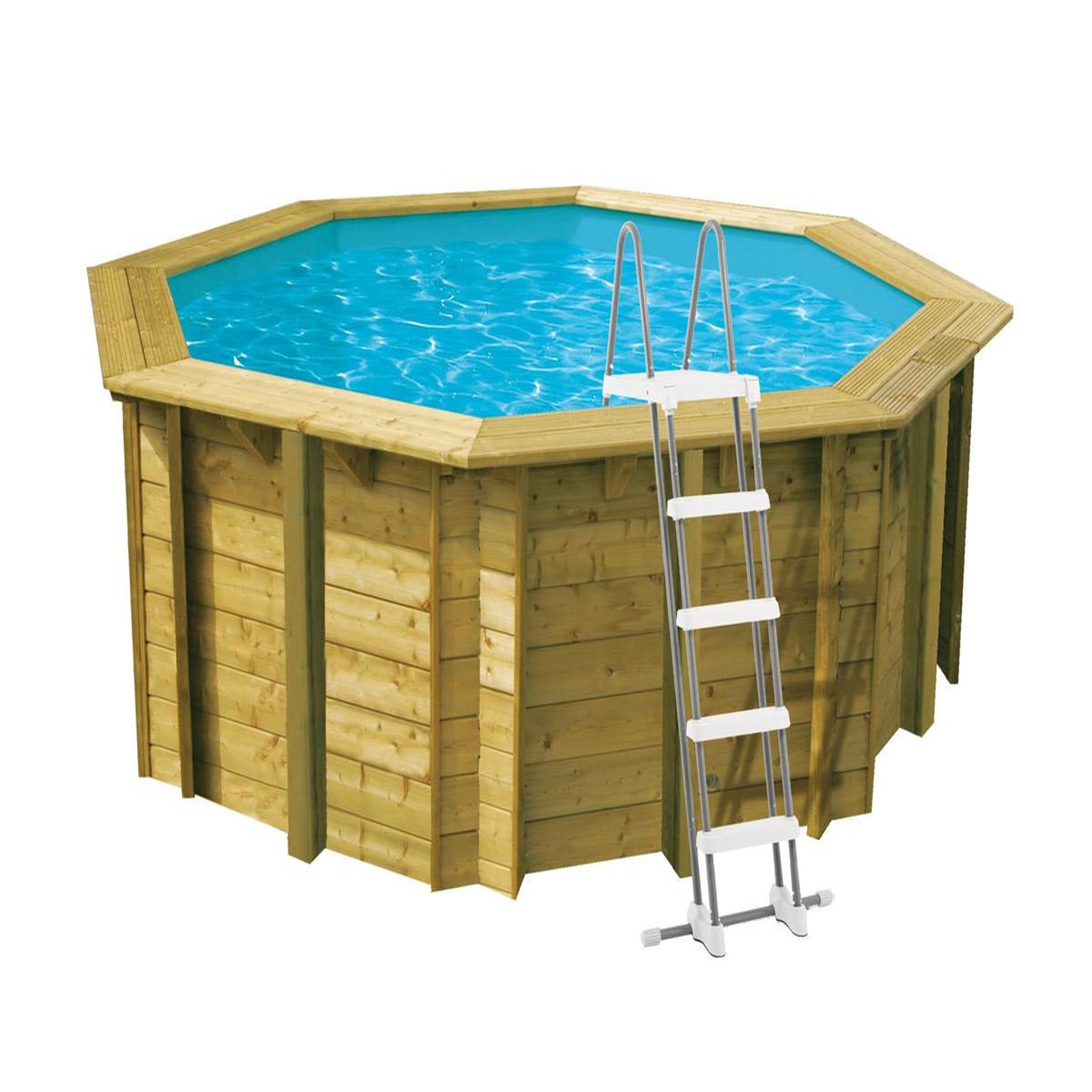 Ubbink Piscine bois Sunwater 3,60 x 1,20 m liner bleu - Ubbink
