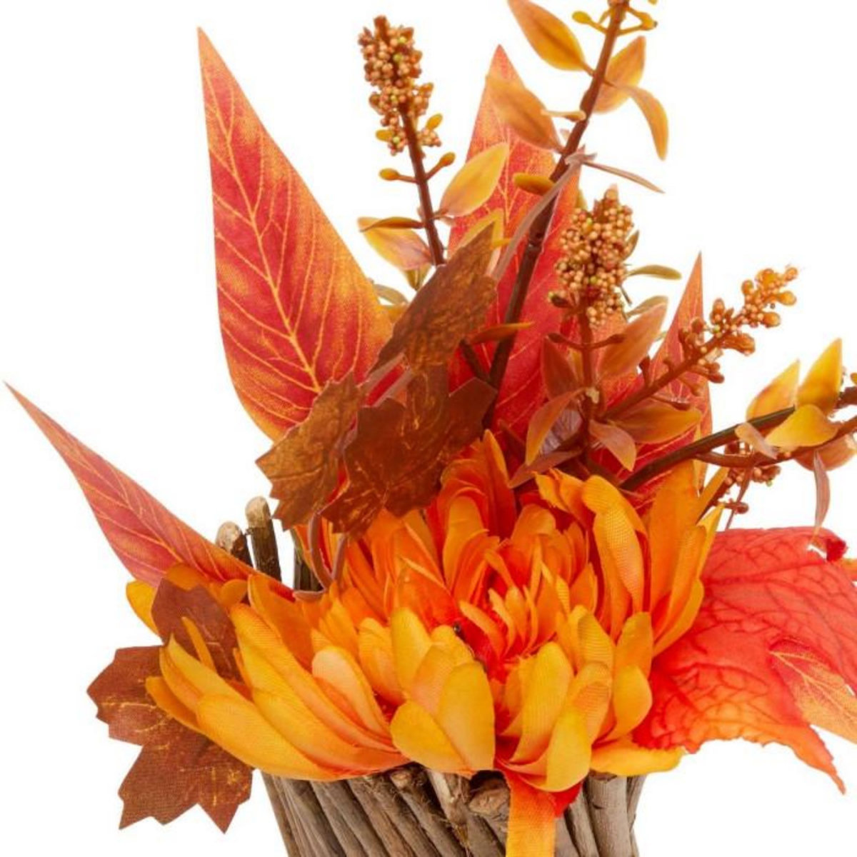 ATMOSPHERA Fagot Automnal  James  30cm Orange