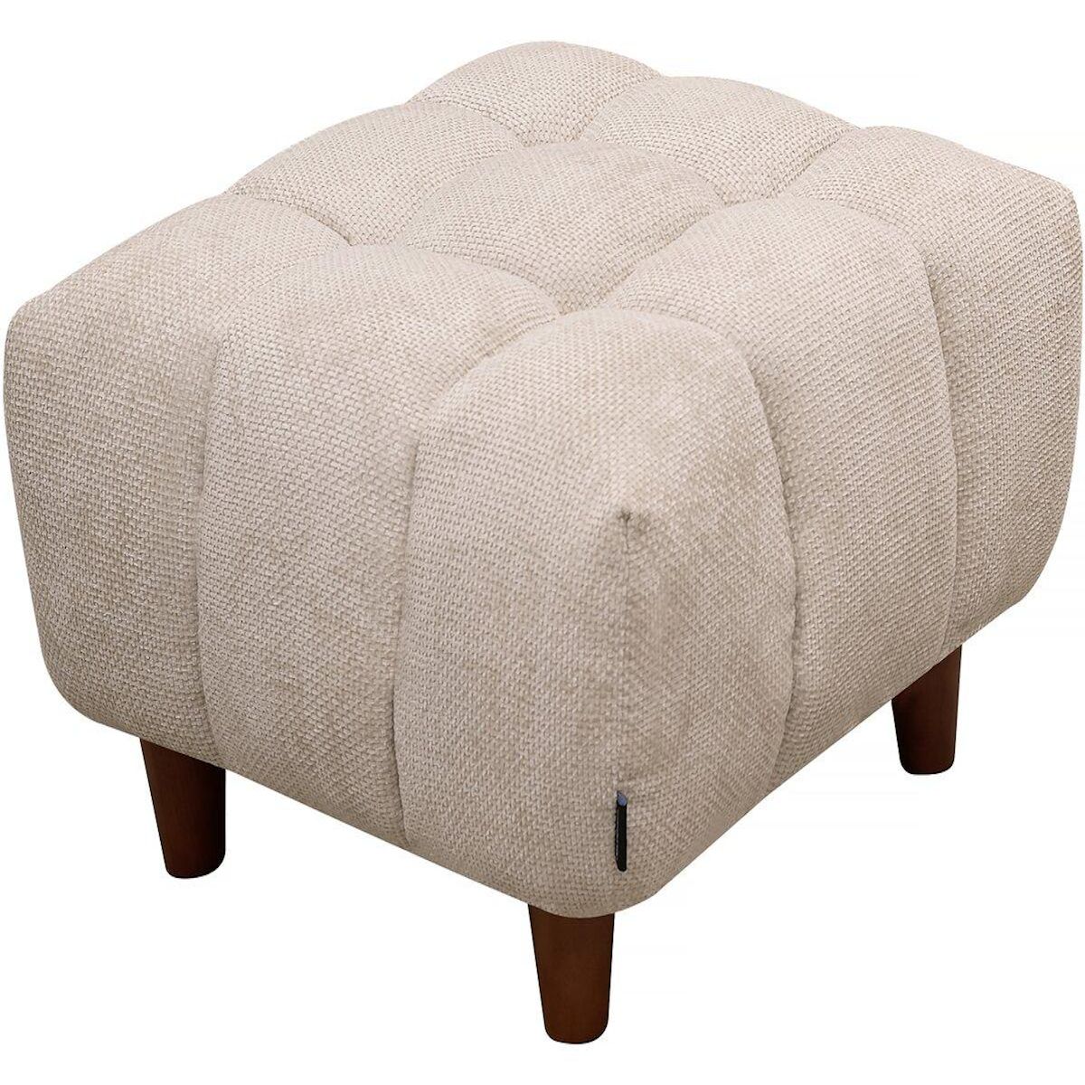 Habitat et Jardin Ottoman pour canapé droit  Matignon  - 70 x 70 x 46 cm - Beige