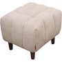 Voir la diapositive 1 : Habitat et Jardin Ottoman pour canapé droit  Matignon  - 70 x 70 x 46 cm - Beige