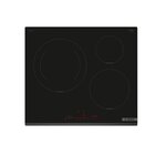 BOSCH Table de cuisson induction 60cm 3 feux 7400w noir - PIJ631HB1E