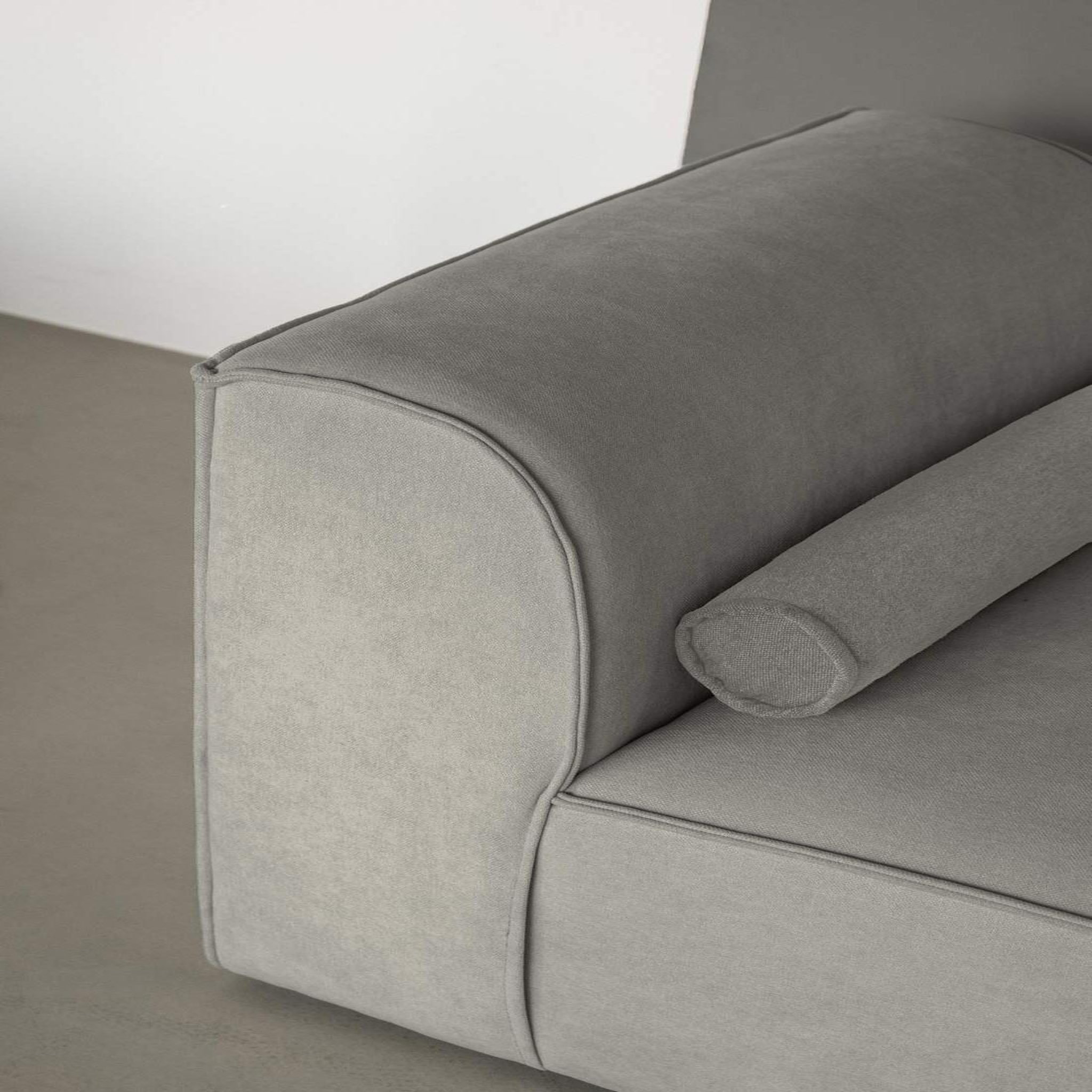 Voir la diapositive 6 : BEST MOBILIER Felix - module d'assise gauche en tissu texturé