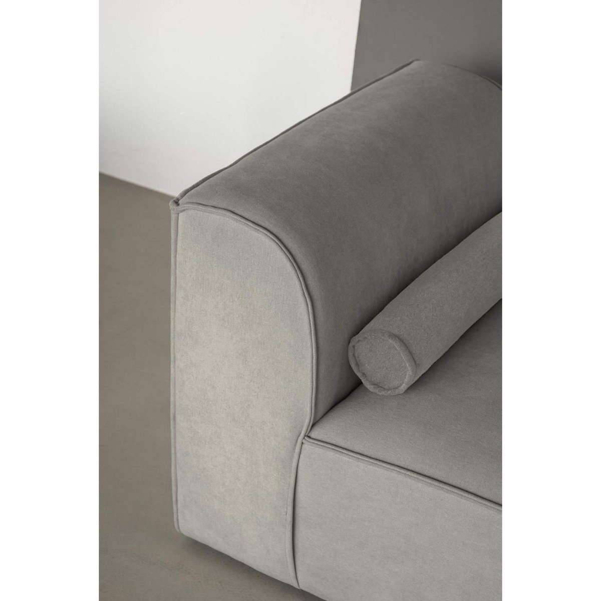 BEST MOBILIER Felix - module d'assise gauche en tissu texturé