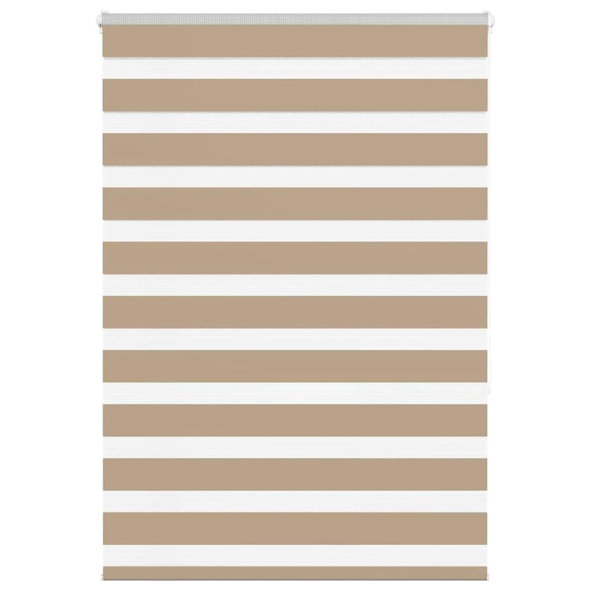 VIDAXL Store zebre marron sable largeur du tissu 100,9cm polyester