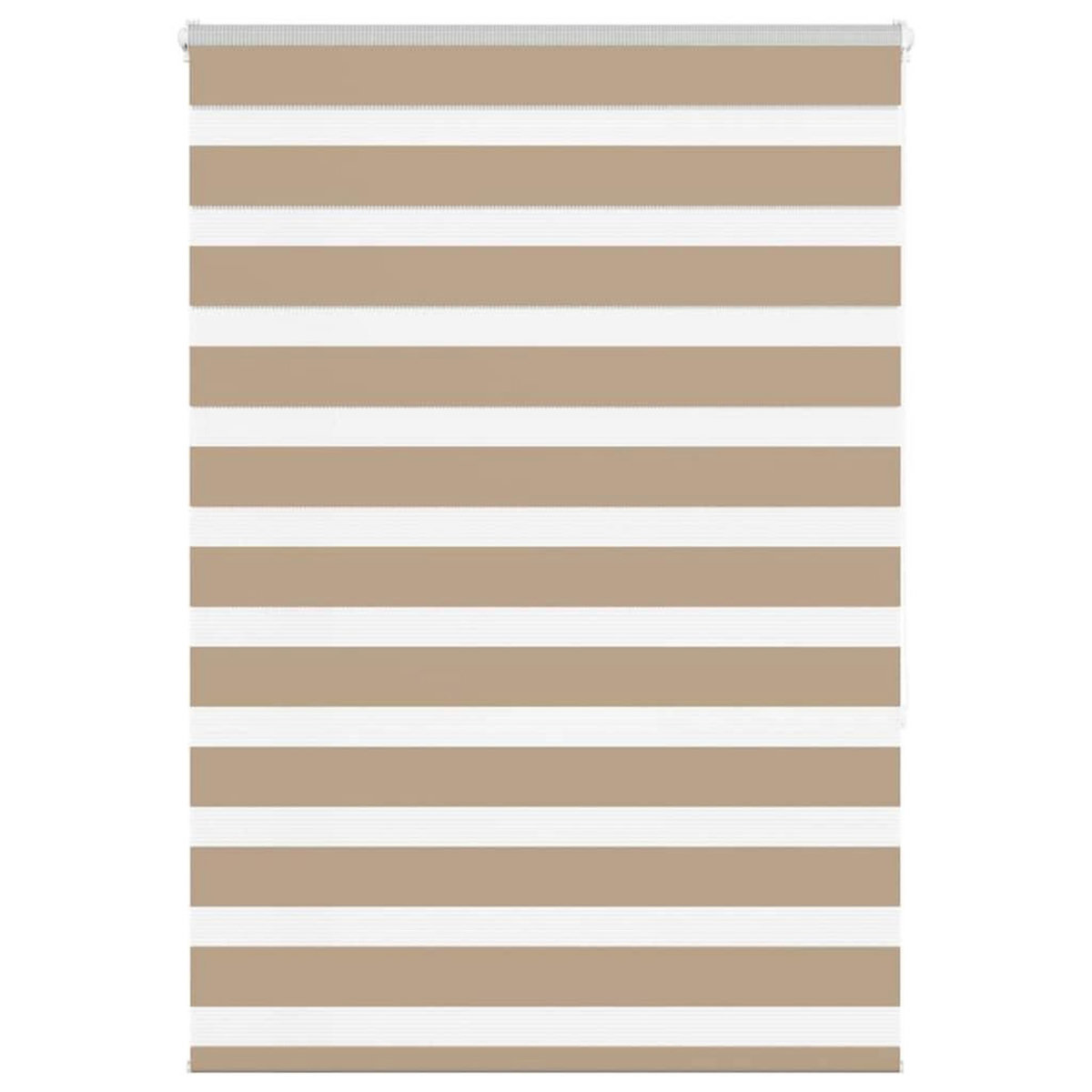 VIDAXL Store zebre marron sable largeur du tissu 100,9cm polyester